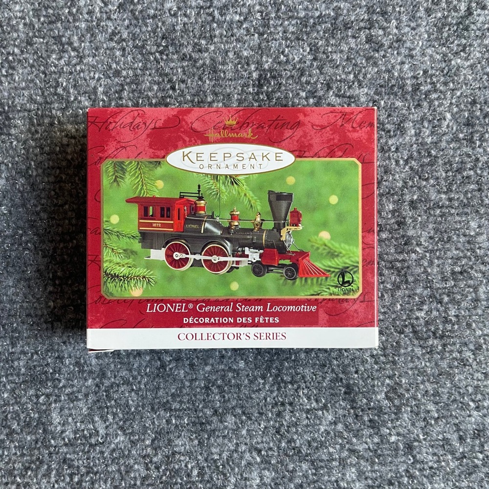 Hallmark 2000 Lionel General Steam Locomotive Ornament Die-Cast Metal QX6684